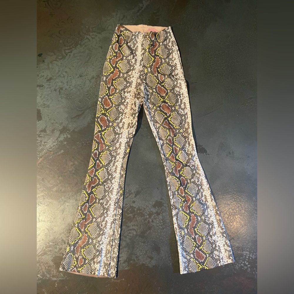 Commando Faux Leather Animal Print Leggings